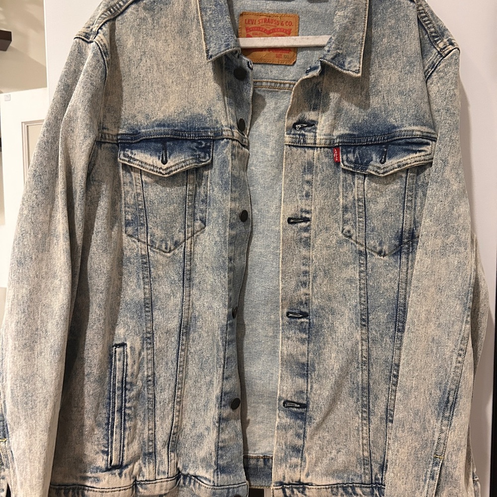 Levi's Vintage Blue Acid Wash Denim Jacket
